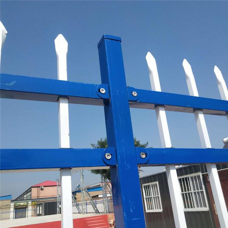 南京鋅鋼護(hù)欄網(wǎng) 圍墻陽臺護(hù)欄 藍(lán)色圍欄